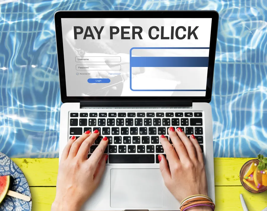 pay per click login website payment graphic conceptop Google Ads PPC Agency Pune