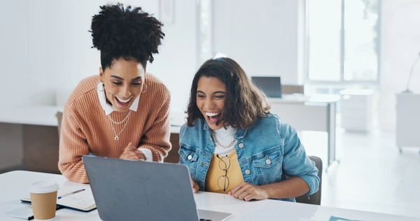 high five laptop or happy employees with success 2023 11 27 05 34 26 utc op high five laptop or happy employees with success 2023 11 27 05 34 26 utc op